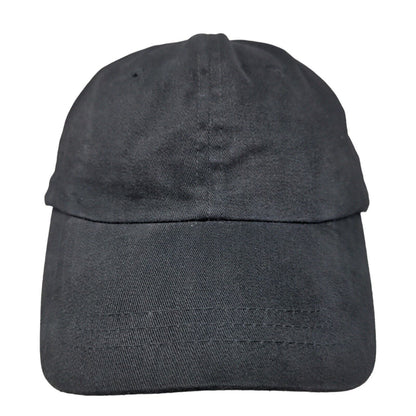 Unbranded Men's Slideback Hat Black One Size Blank 100% Cotton