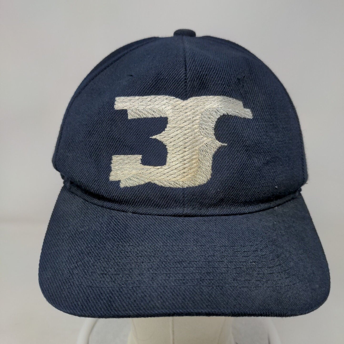 Unbranded Snapback Hat Blue OSFA Embroidered Adjustable 6 Panel