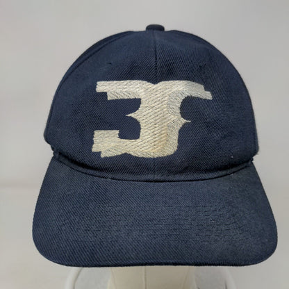 Unbranded Snapback Hat Blue OSFA Embroidered Adjustable 6 Panel