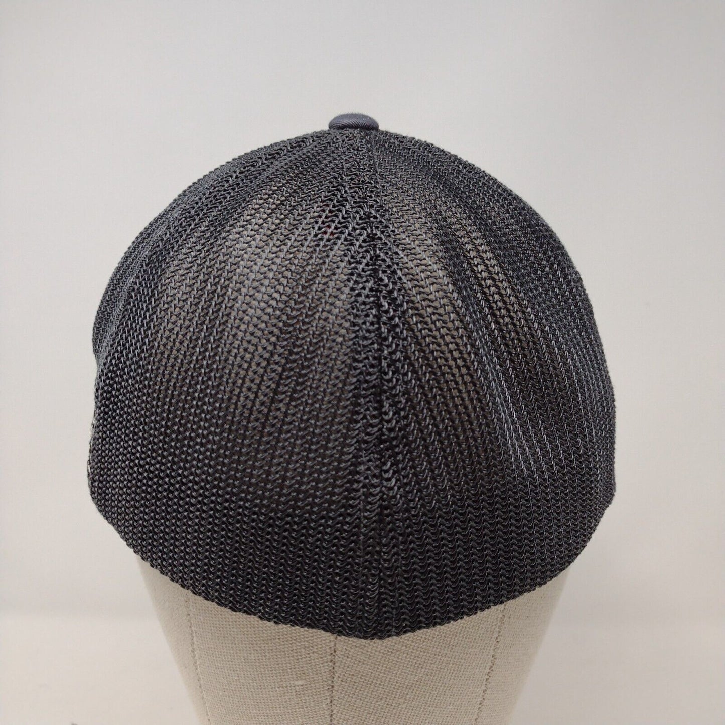 Beniton Construction Fitted Trucker Hat Gray L/XL Mesh Back Port Authority