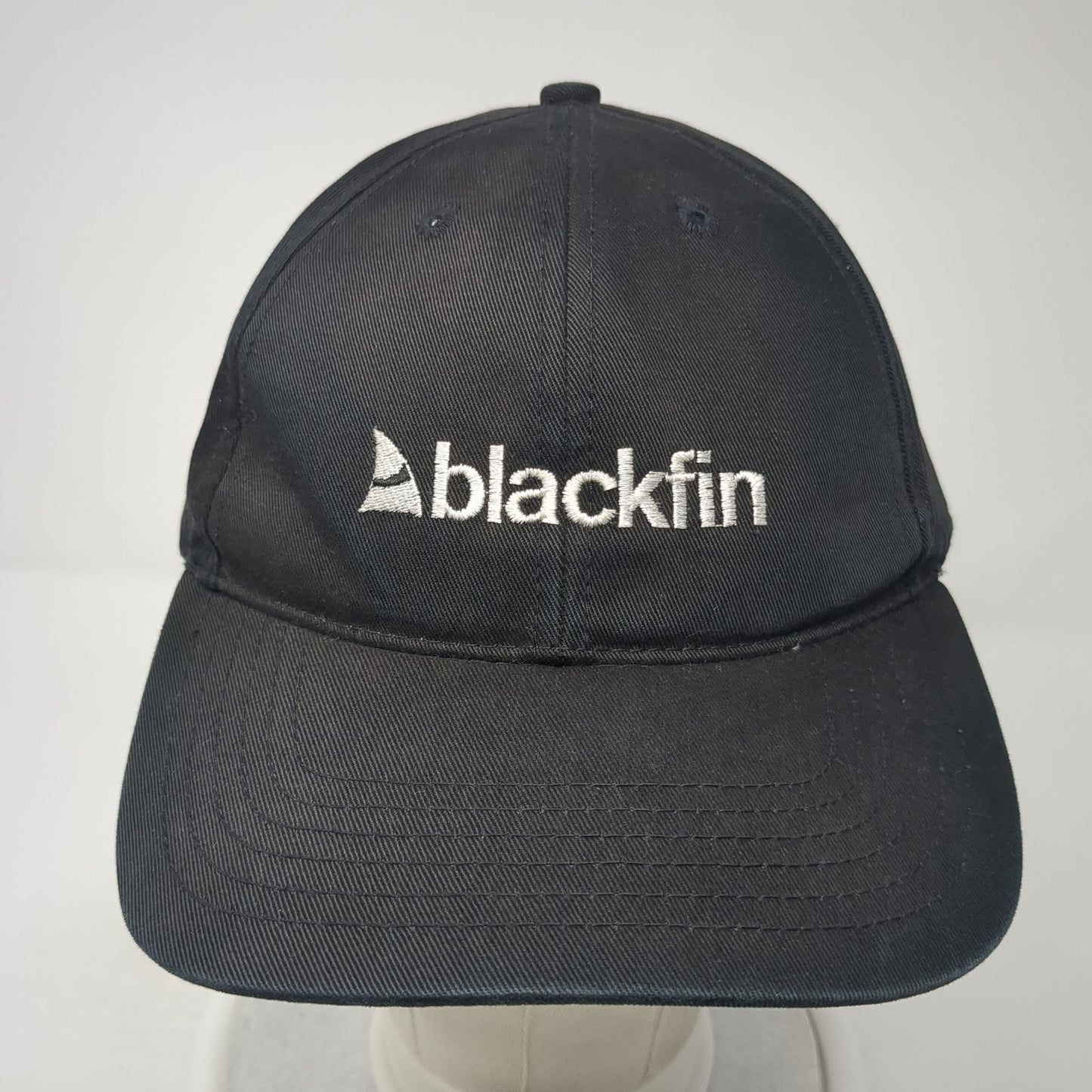 Blackfin Slideback Hat Black One Size Adjustable Embroidered Fahrenheit