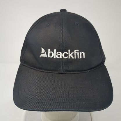 Blackfin Slideback Hat Black One Size Adjustable Embroidered Fahrenheit