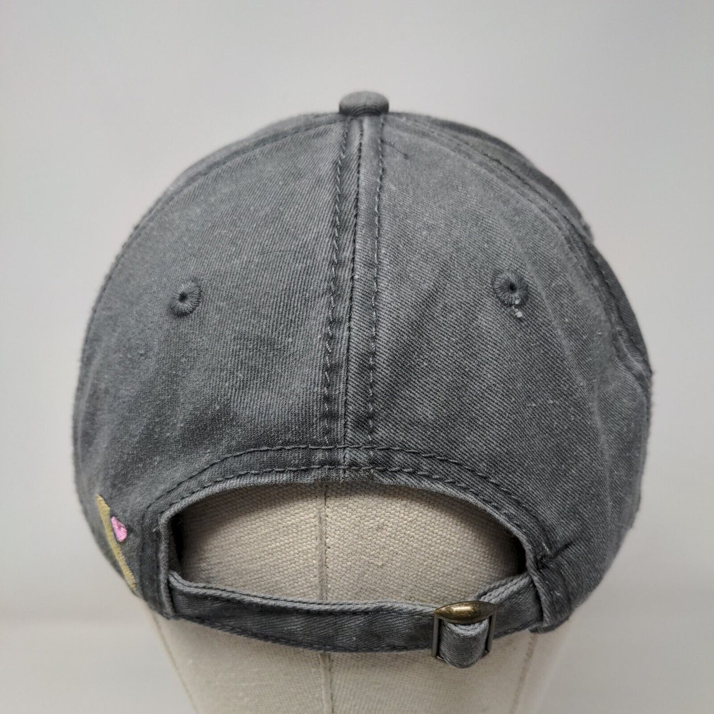 California Slideback Hat Gray OSFM Adjustable Embroidered 6 Panel Home Free