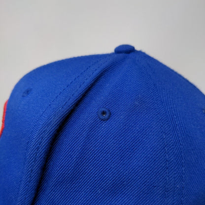 P Initial Snapback Hat Blue One Size Adjustable Embroidered Vented Holes Otto