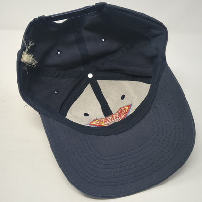 Super Grandpa Snapback Hat Blue One Size Adjustable Embroidered Outdoor