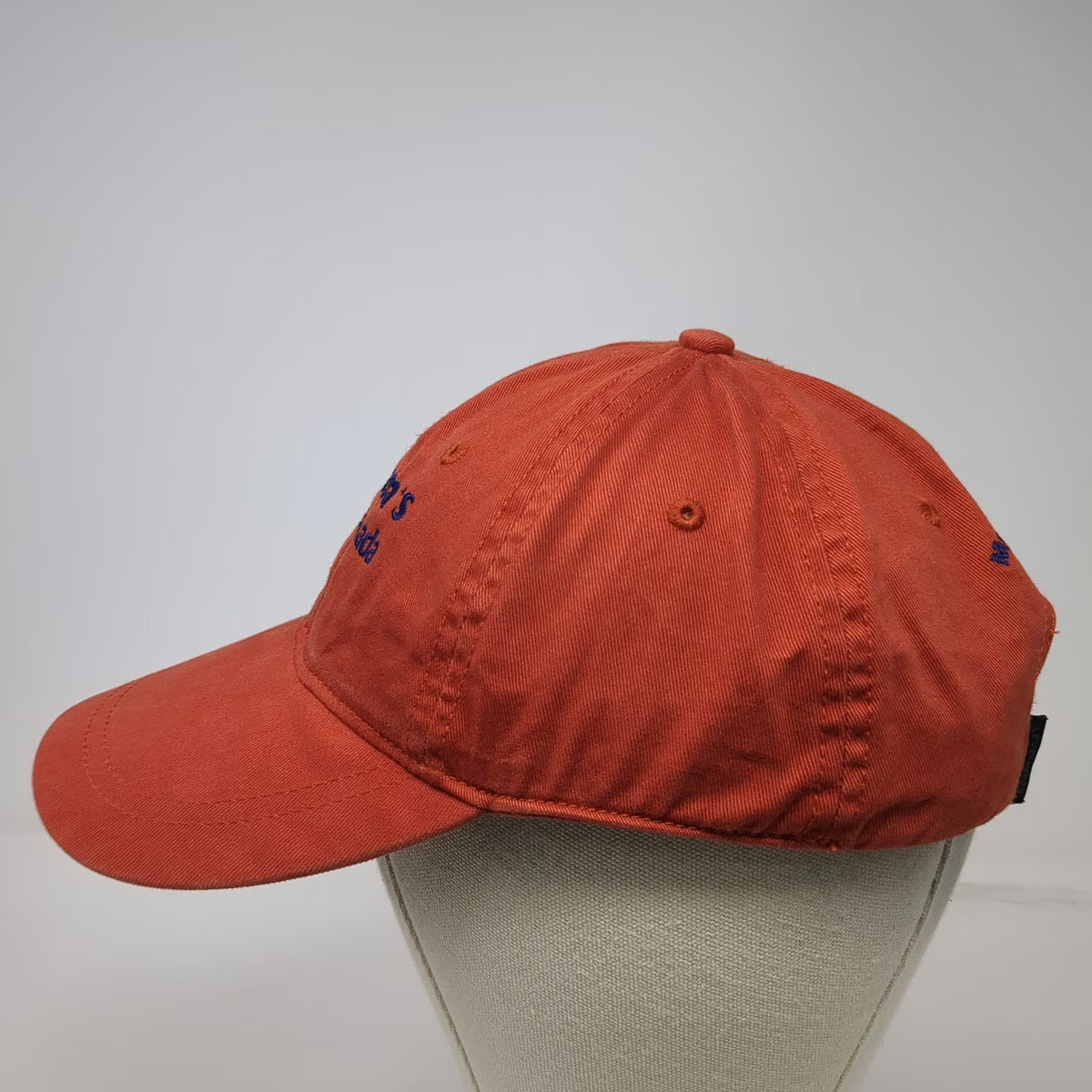 Levelwear Baseball Cap Orange Blue One Size Melissa's Road Race Banff Canada Hat