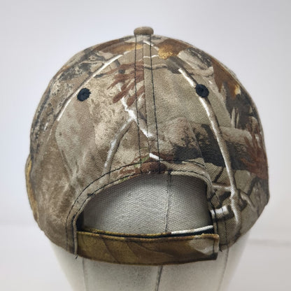 K-Products Baseball Cap Brown OSFM Realtree Camo CARQUEST Auto Parts 6 Panel Hat