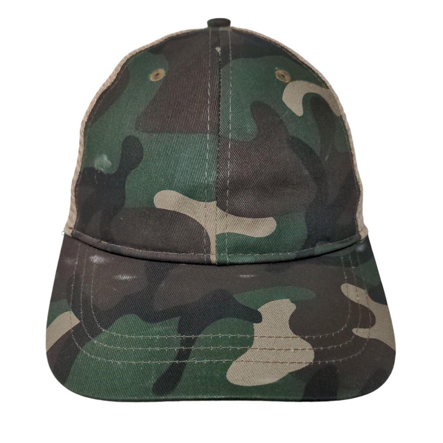Infinity Snapback Trucker Hat Camouflage OSFM Adjustable Mesh Back 6 Panel