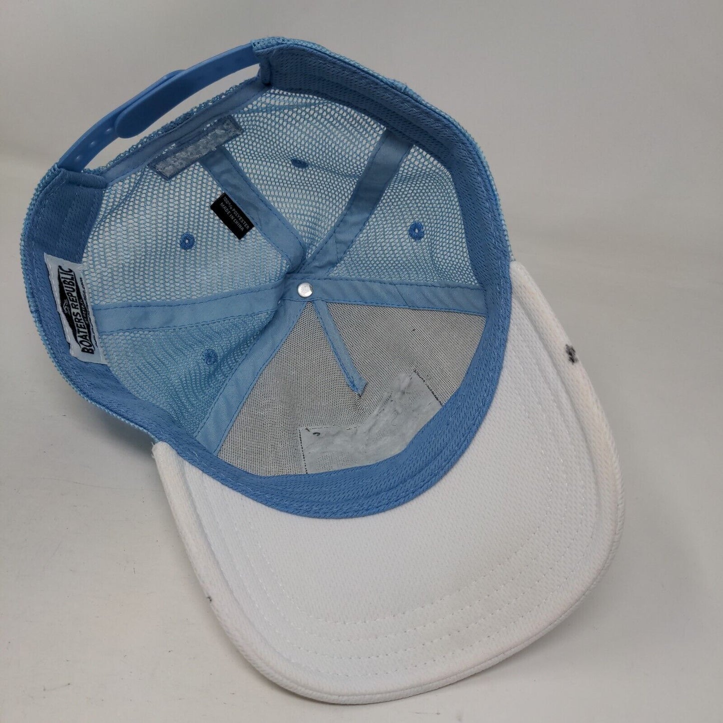 Fish Patch Snapback Mesh Back Trucker Hat Multi One Size Boaters Republic