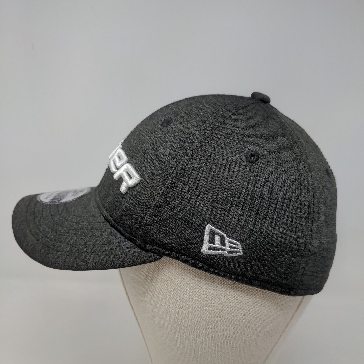 New Era Boy's Fitted Hat Gray Size Youth Bauer Logo Embroidered