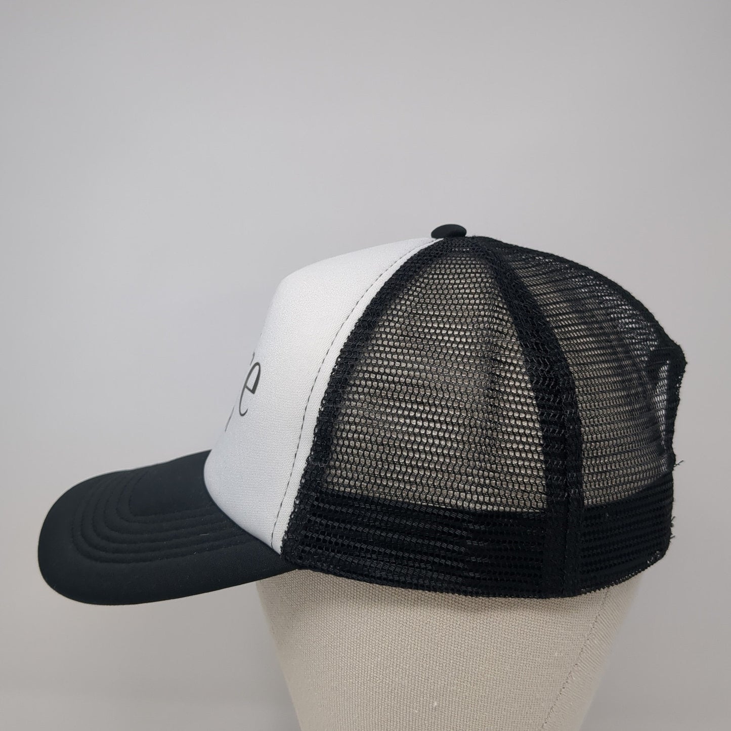 Allure On Tour Snapback Trucker Hat Black One Size Mesh Back Colorblock