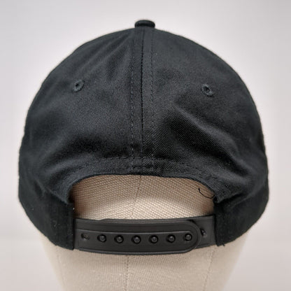 Life Surge Snapback Hat Black One Size Embroidered Logo Adjustable