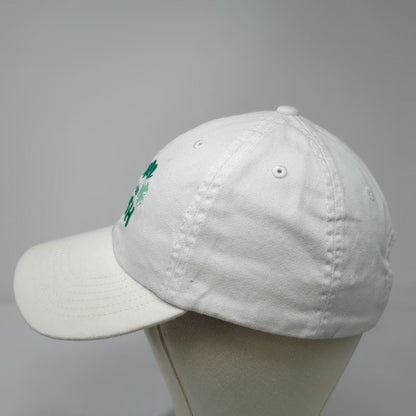 Baileys Baseball Cap White One Size Yum of the Irish Shamrock Slideback Hat