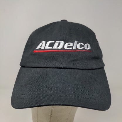 Cap America Men's Strapback Hat Black Embroidered AC Delco Lafayette Logo