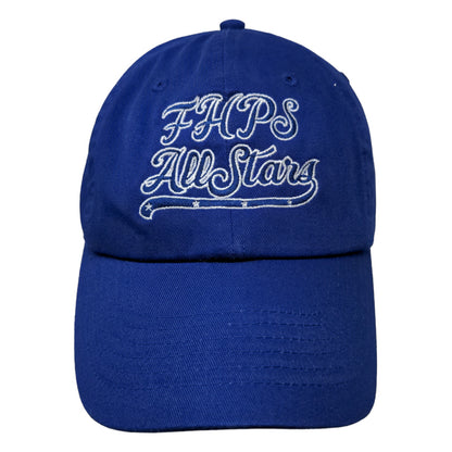 Champion Men's Slideback Hat Blue OSFA Embroidered FHPS All Stars Logo