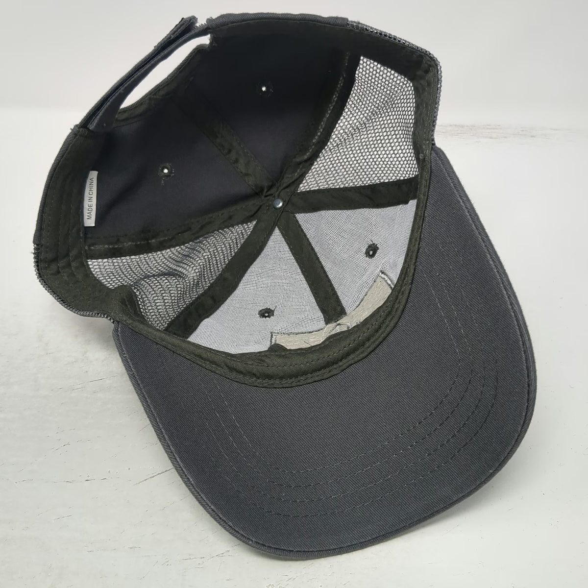 UTG Baseball Cap Gray One Size Mesh Strapback Tactical Patch Logo Hat Gear