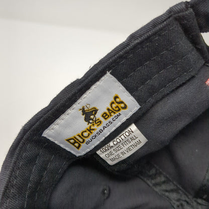 D&B Supply Slideback Hat Black One Size Adjustable Embroidered Solid