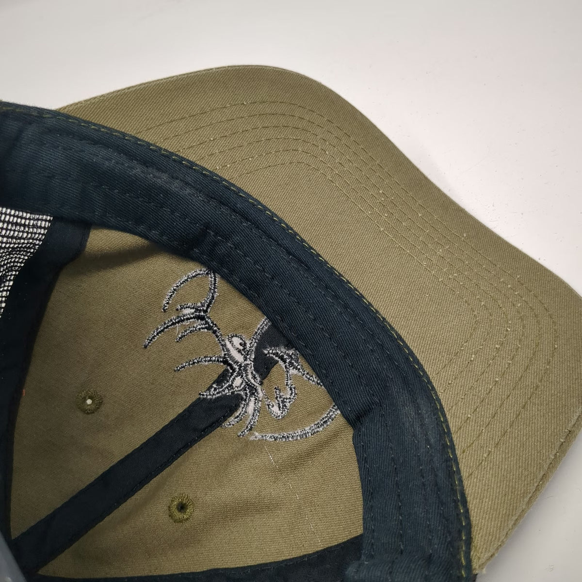 Rocky Mountain Elk Foundation Trucker Hat Green Black One Size Snapback Mesh
