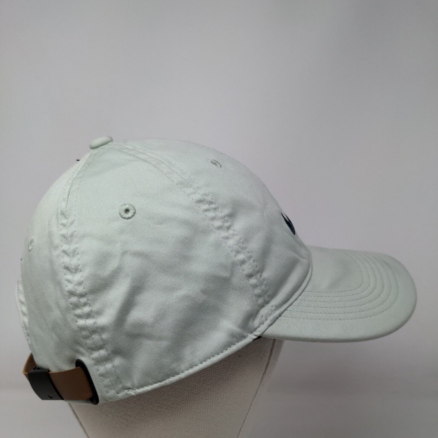 Nike Swoosh Slideback Hat Green OSFM Heritage 86 Dri-Fit Leather Strap