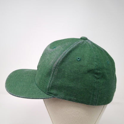 Hurley Baseball Cap Green XL Flexfit Fitted Embroidered Logo H Icon Hat