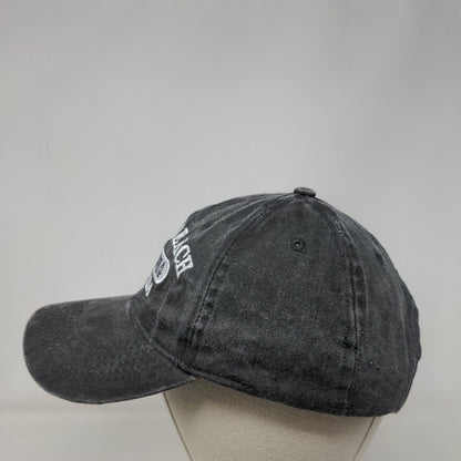 Miami Beach Florida Slideback Hat Gray OSFA Embroidered Adjustable