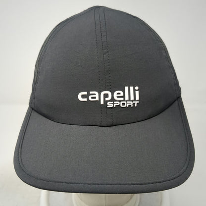 Capelli Sport Baseball Cap Gray One Size Mesh Side Panels Performance Hat