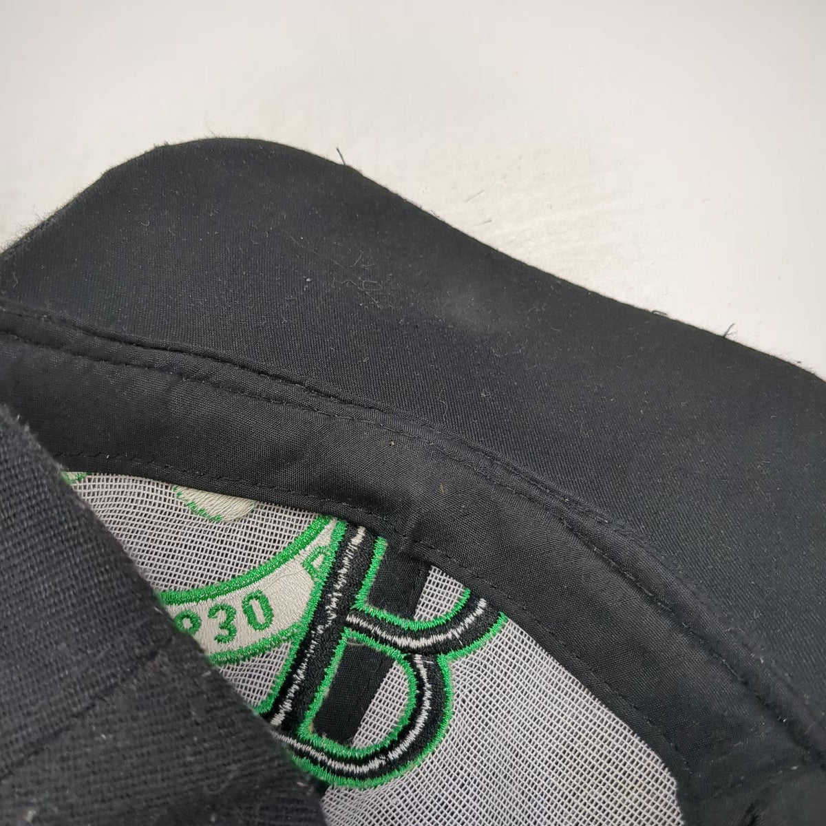 Baystate Apparel Baseball Cap Black One Size Boston MA 1630 Shamrock Clover Hat