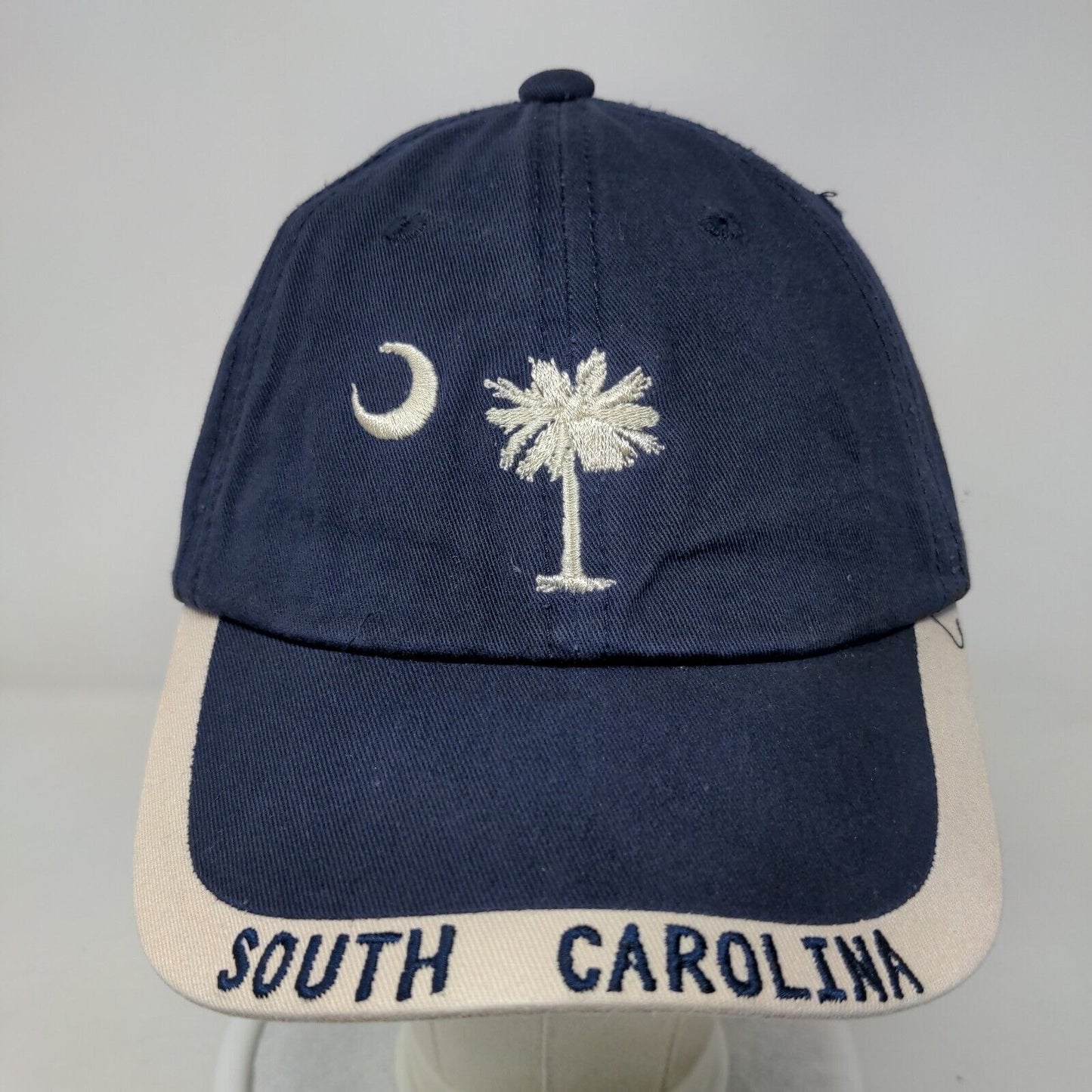 South Carolina Strapback Hat Blue OSFA Embroidered Adjustable 6 Panel