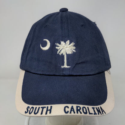 South Carolina Strapback Hat Blue OSFA Embroidered Adjustable 6 Panel