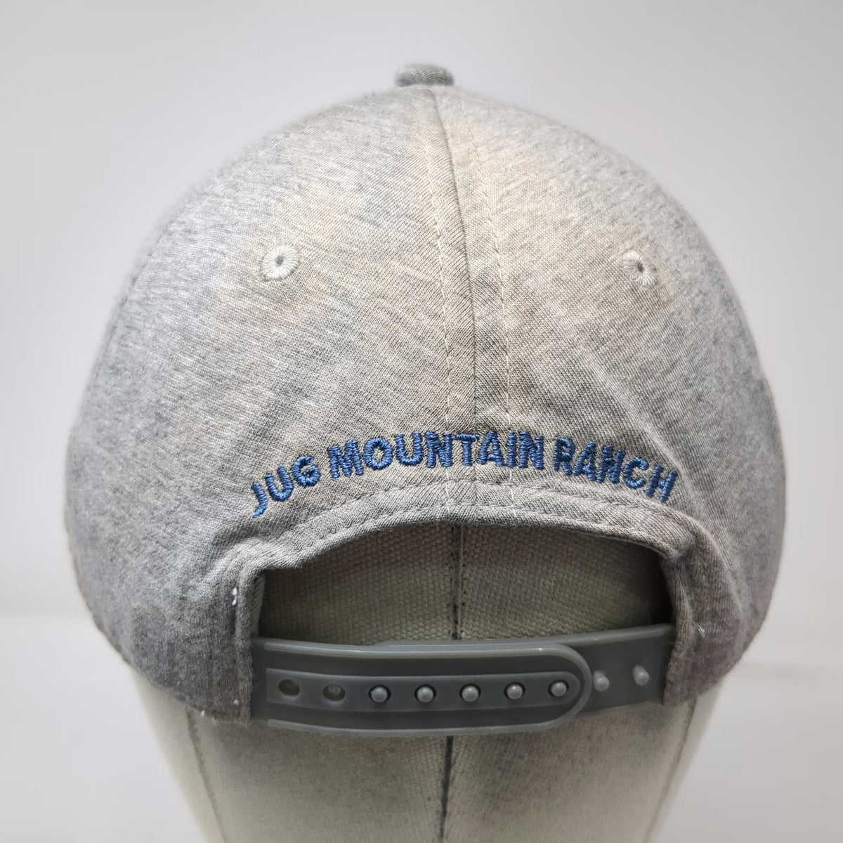 Pukka Snapback Gray Hat One Size Jug Mountain Ranch Heather Jersey Cotton Patch