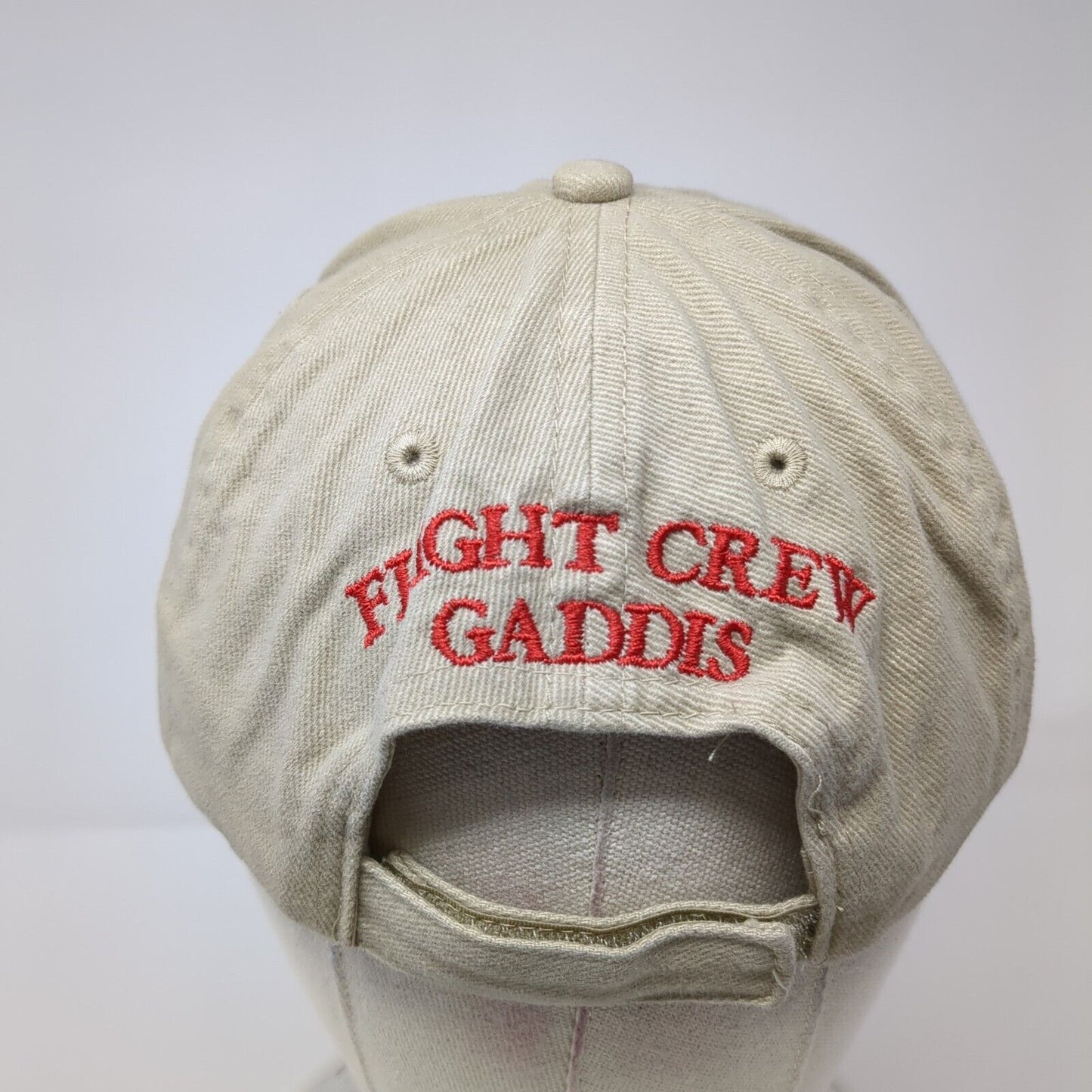 VDCI Air Attack Divison Fight Grew Gaddis Strapback Hat Tan Embroidered Plane