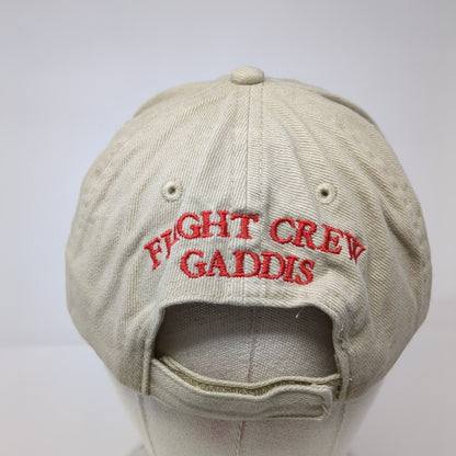 VDCI Air Attack Divison Fight Grew Gaddis Strapback Hat Tan Embroidered Plane