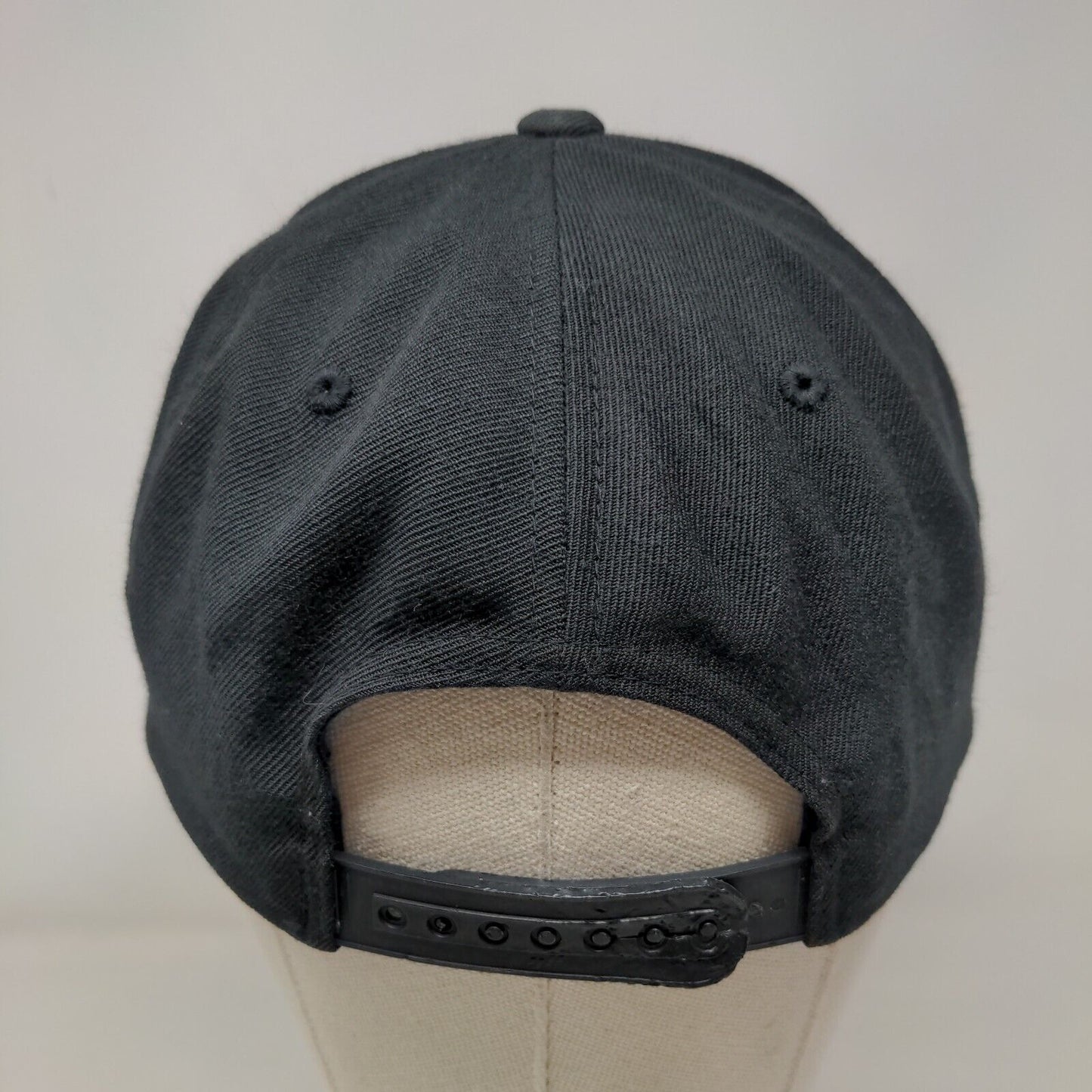 Onyx Kids Snapback Hat Black One Size Embroidered Adjustable Yupoong