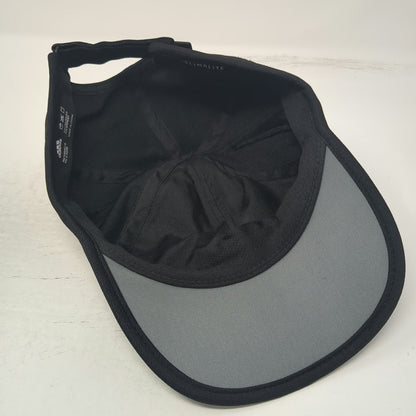 Adidas Baseball Cap Black One Size Climalite Mesh Strapback Sport Running Hat
