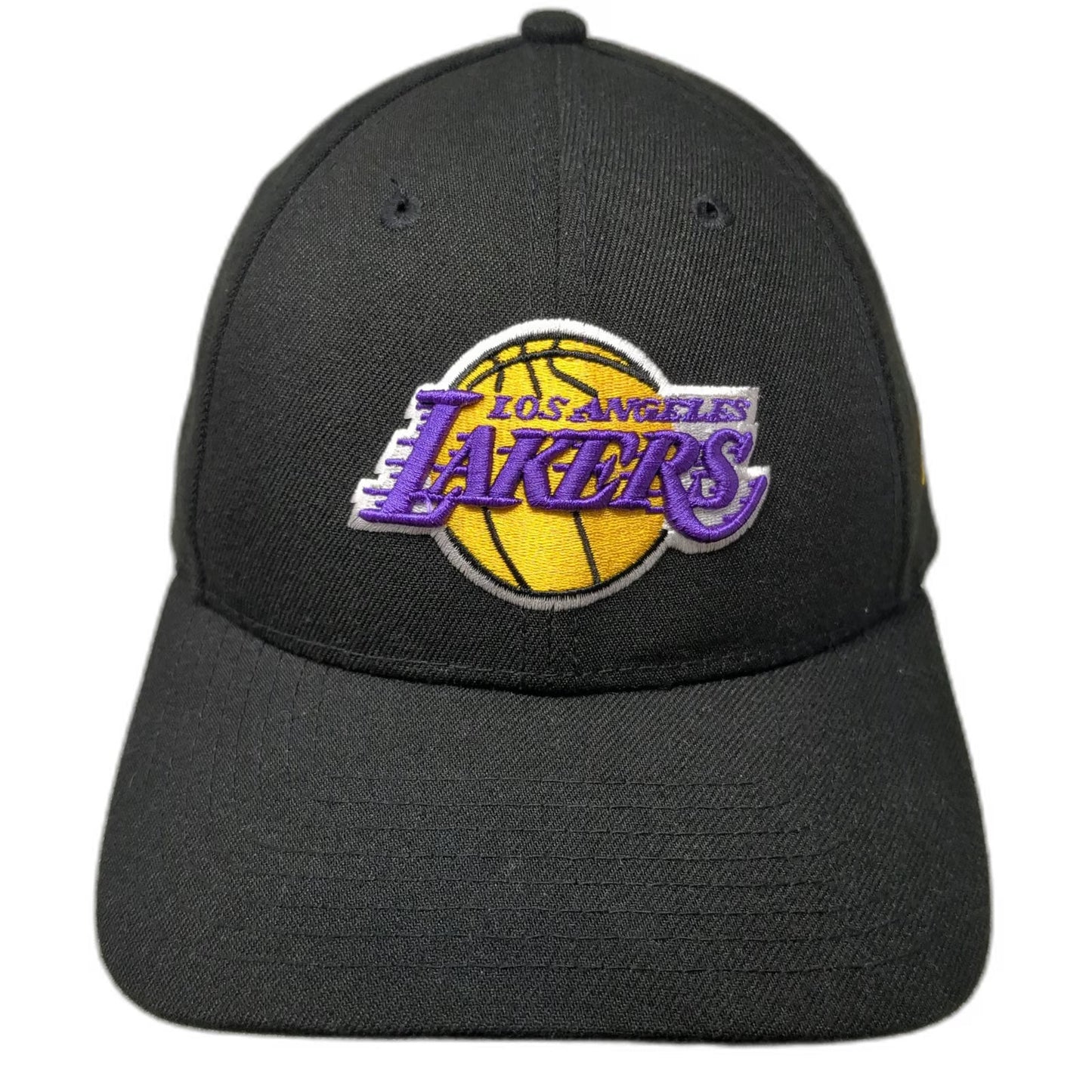 Los Angeles Lakers NBA New Era Black One Size Cap Embroidered Logo Strapback