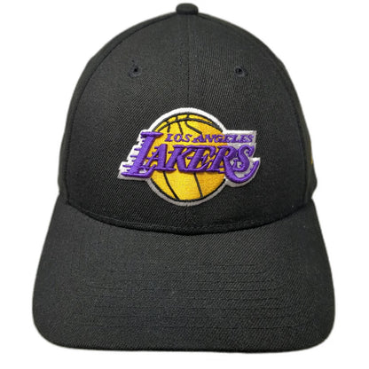 Los Angeles Lakers NBA New Era Black One Size Cap Embroidered Logo Strapback