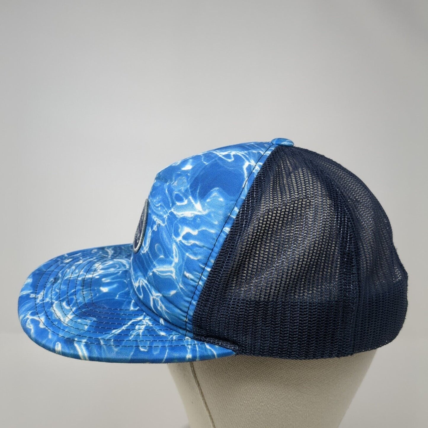 87 NYC Snapback Trucker Hat Blue One Size Adjustable Mesh Back Aeropostale