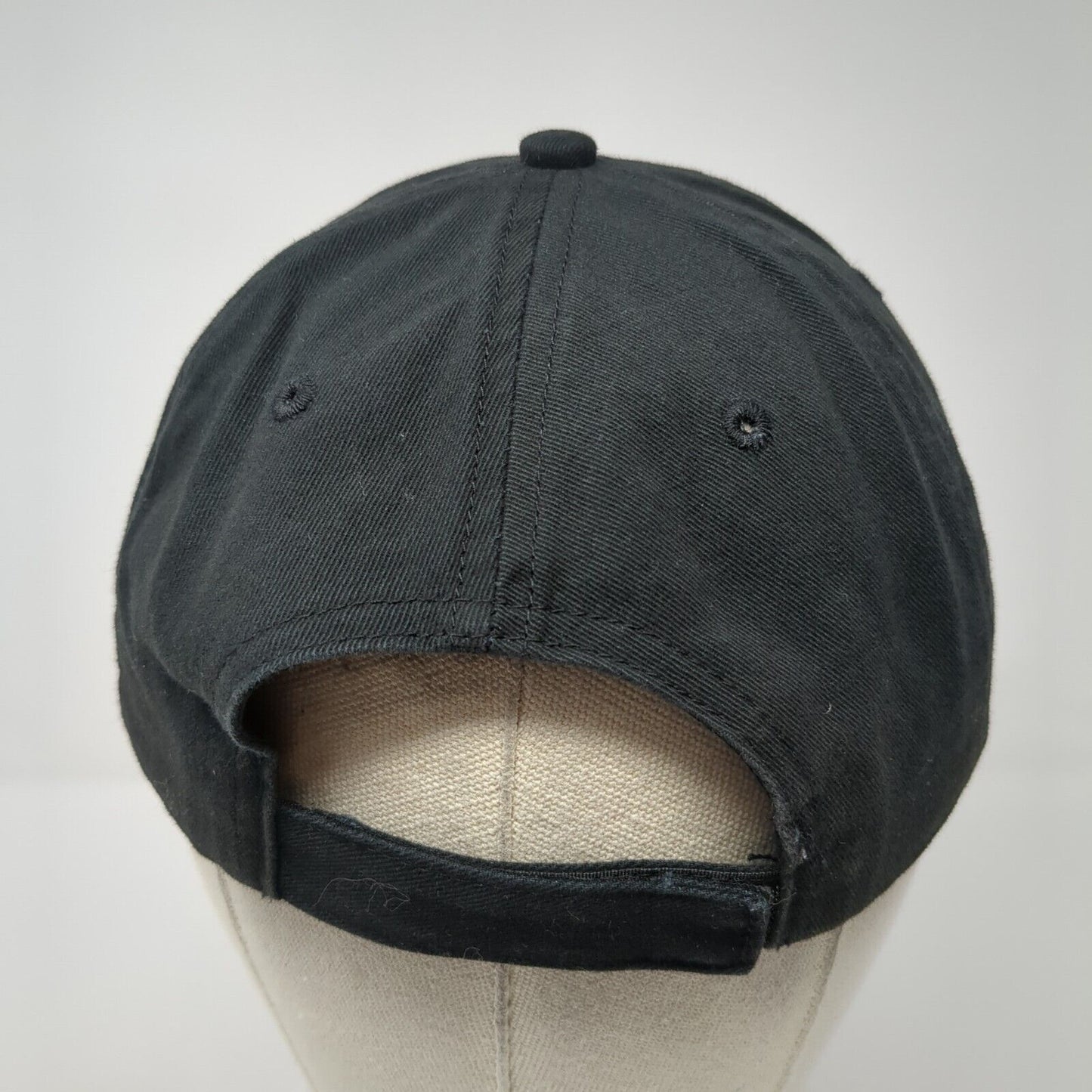 Alfa Romeo Strapback Hat Black One Size Embroidered Cap America 6 Panel