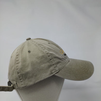 Goldy's Breakfast Bistro Slideback Hat Tan OSFA Solid Embroidered Otto