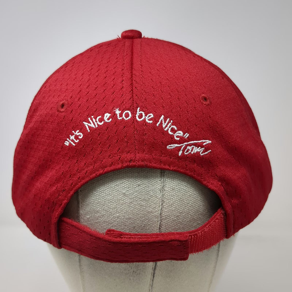 Port Authority Baseball Cap Red One Size Tom Schaeffers RV Superstore Mesh Hat