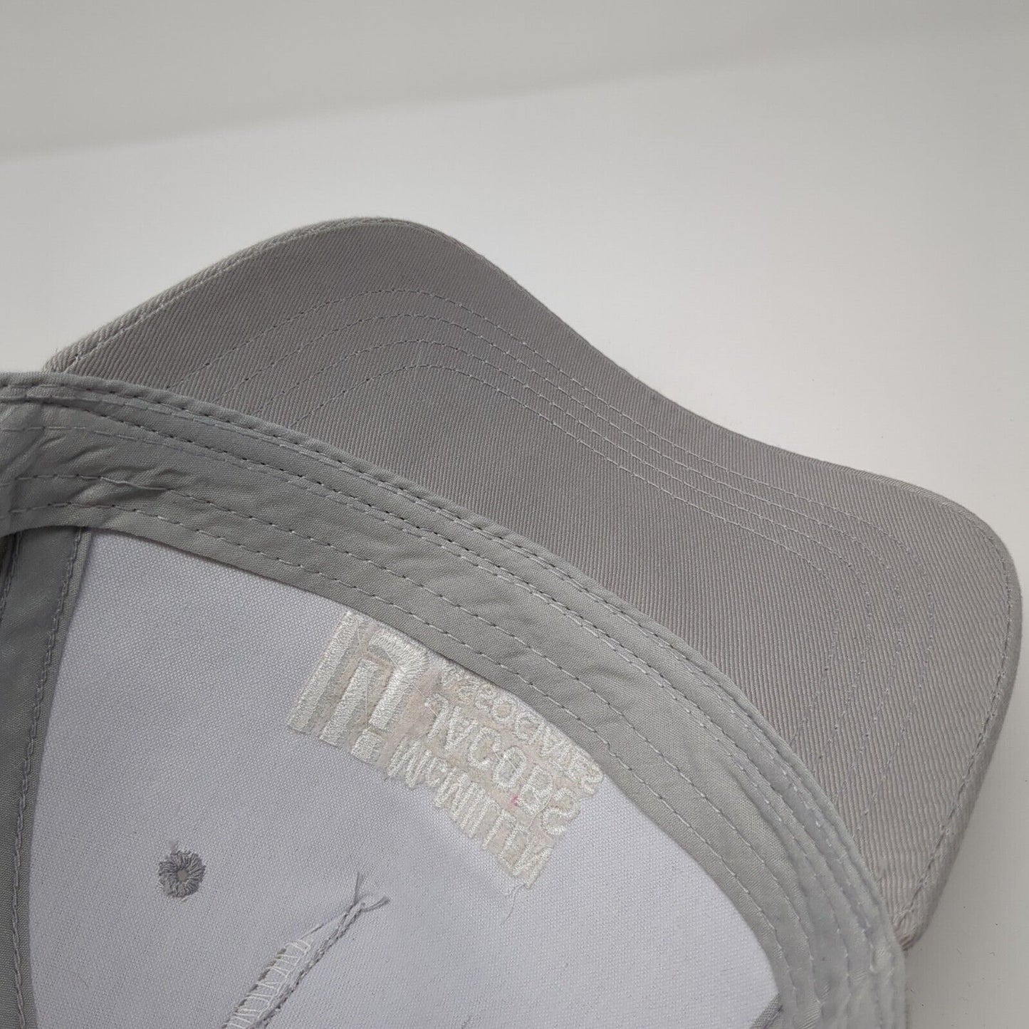 McMillen Jacobs Associates Snapback Hat Gray One Size Solid Adjustable
