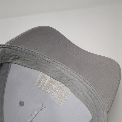 McMillen Jacobs Associates Snapback Hat Gray One Size Solid Adjustable