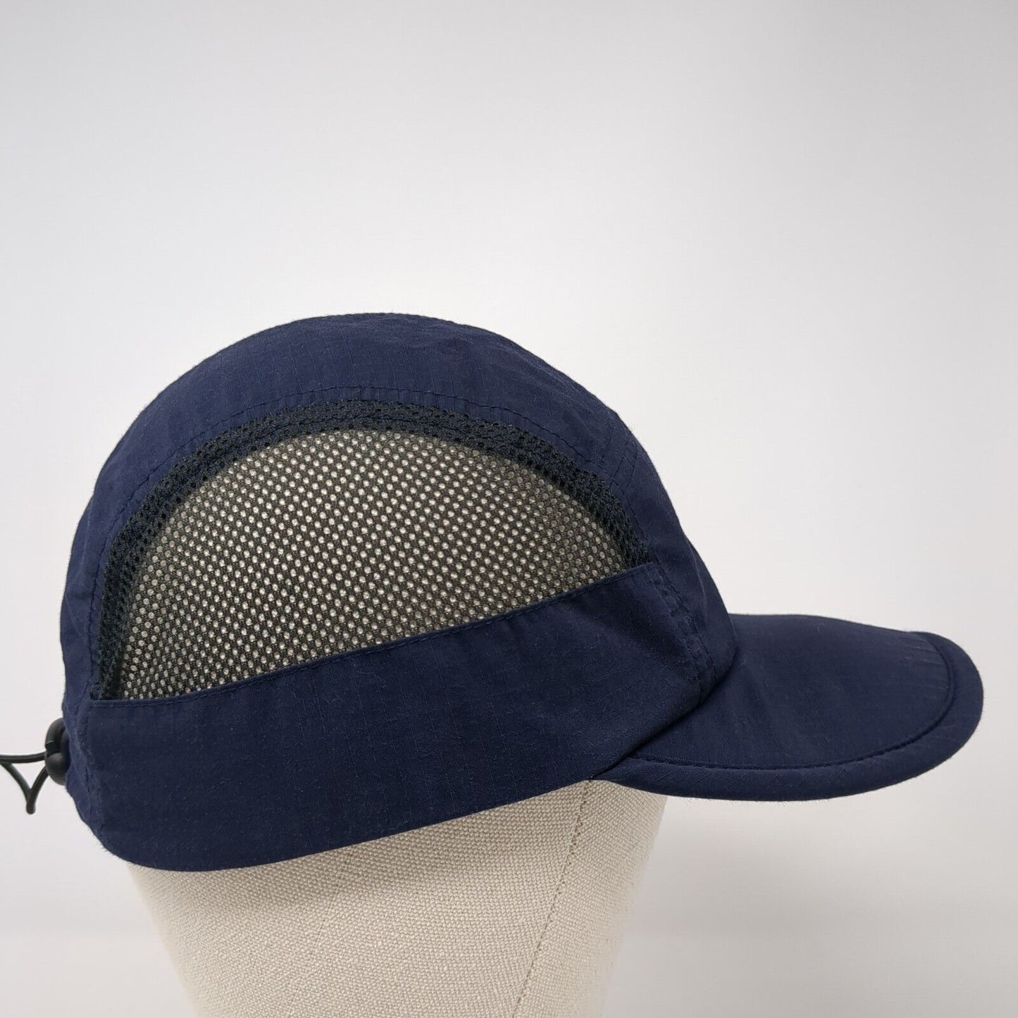 Hurley Toggle Back 5 Panel Hat Blue One Size Adjustable Mesh Trim