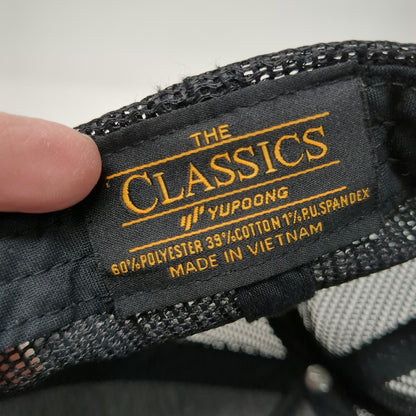 Yupoong Trucker Hat Black One Size Mesh Multicam Flat Bill TOOBS Distribution