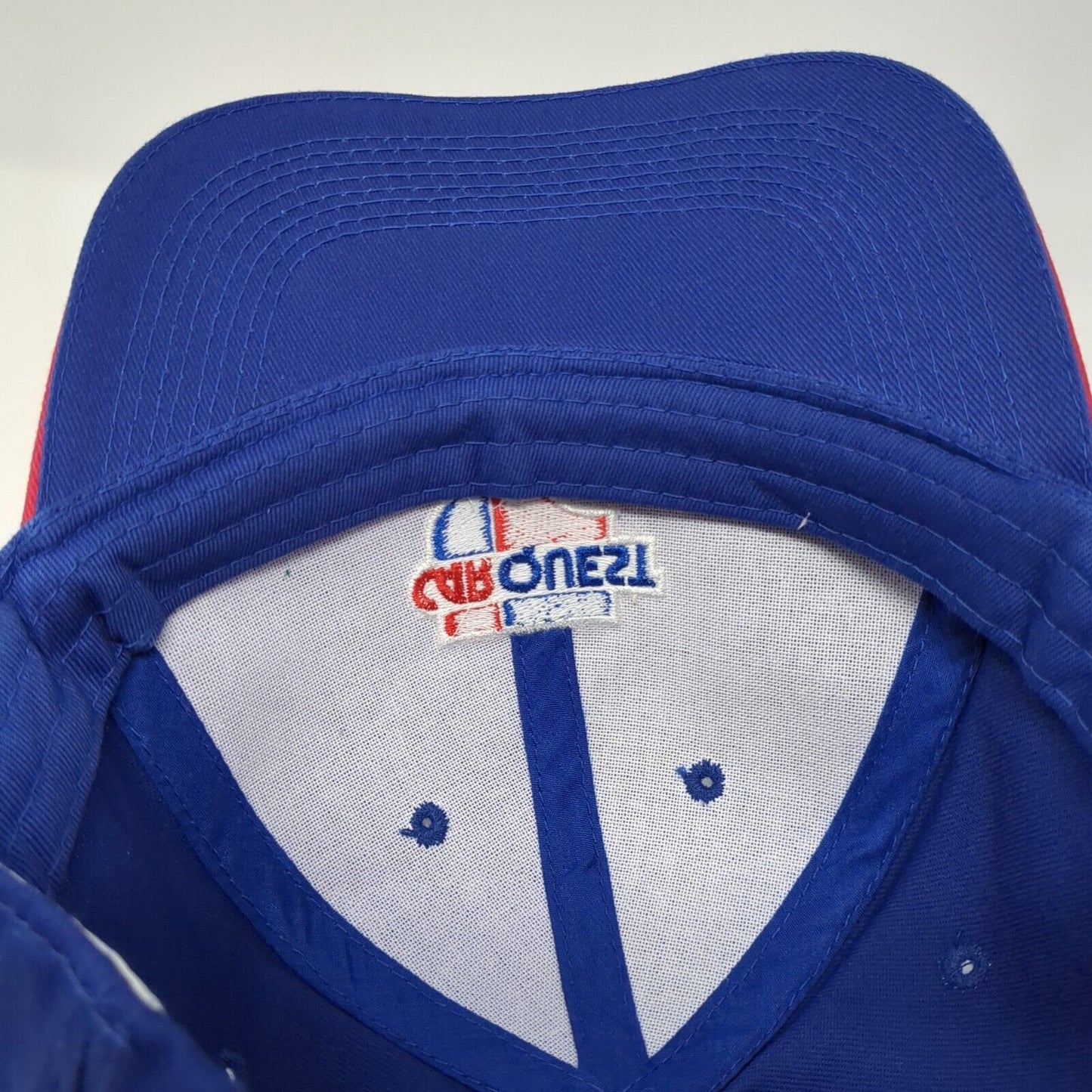 Carquest Slideback Hat Blue One Size Adjustable Embroidered Vented Holes 6 Panel