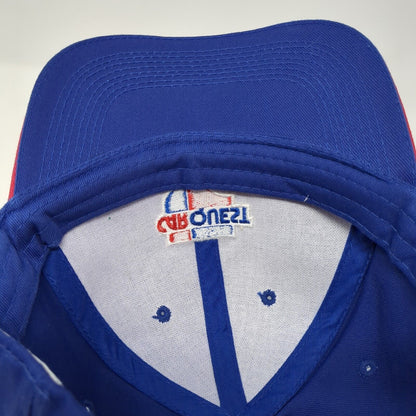 Carquest Slideback Hat Blue One Size Adjustable Embroidered Vented Holes 6 Panel