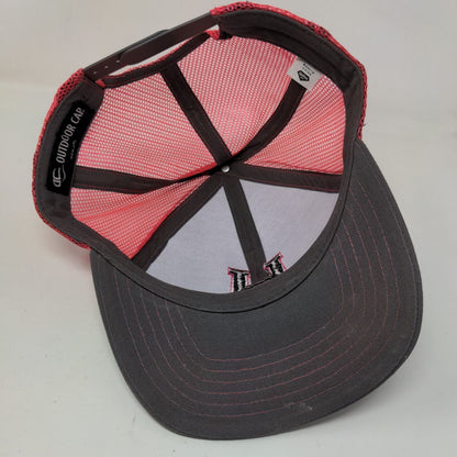 H Initial Ladies Snapback Trucker Hat Multicolor One Size Mesh Back Outdoor Cap
