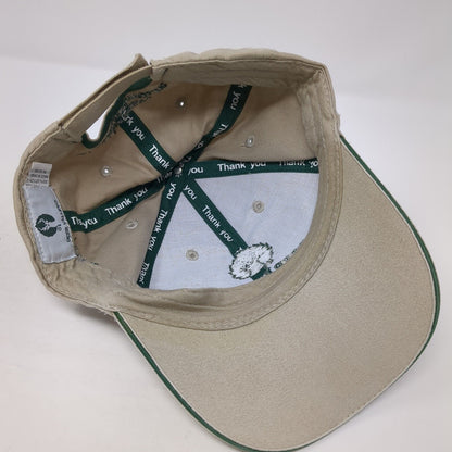 Deer Valley #1 Ski Resort Strapback Baseball Cap Brown OS Adjustable Embroidered