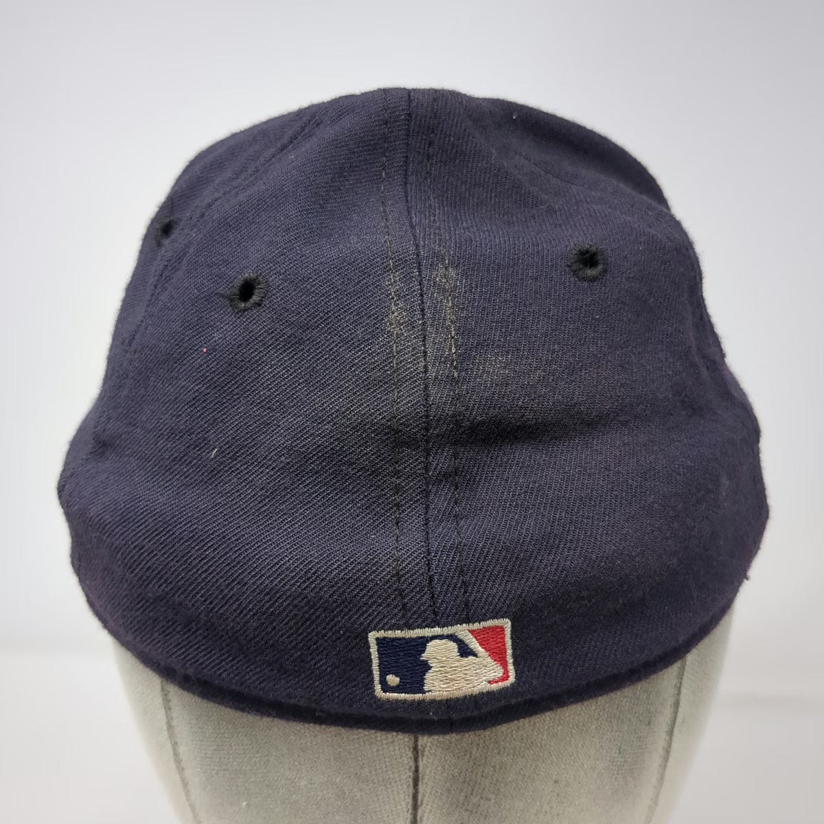 Boston Red Sox MLB New Era Blue 7 1/8 Wool Diamond Collection USA Hat Vintage
