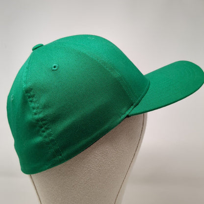 APC Fitted Hat Green S/M Flexfit Embroidered Patriotic 6 Panel Yupoong